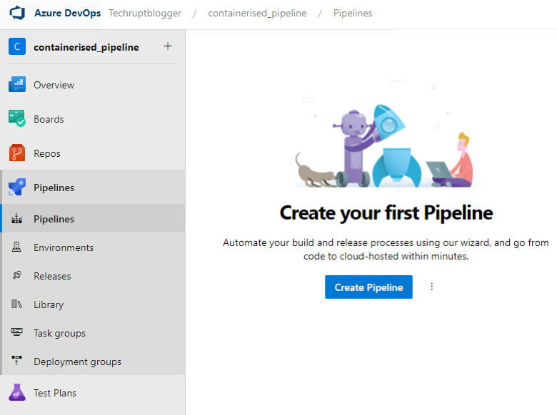 Configuring a build pipeline on Azure DevOps