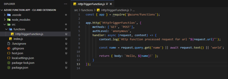 Creating Azure Function Apps with VS Code Extension and Azure CLI ...