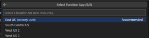 Creating Azure Function Apps with VS Code Extension and Azure CLI ...